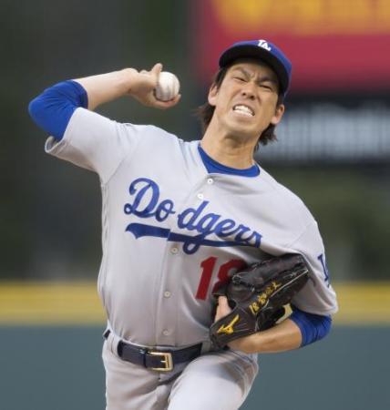 マエケンドジャースブルージェイズ戦