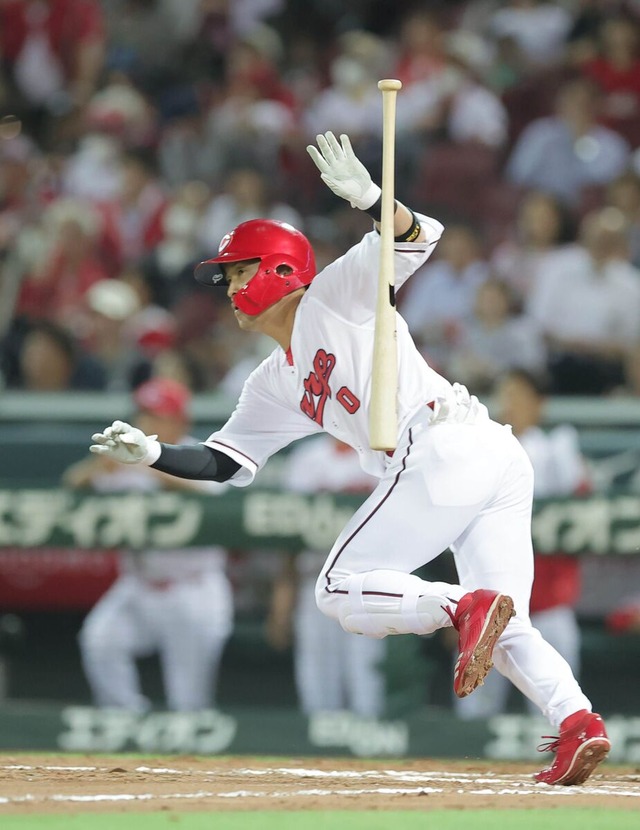 カープ上本崇司タイムリーで阪神大竹を初めてKO！！