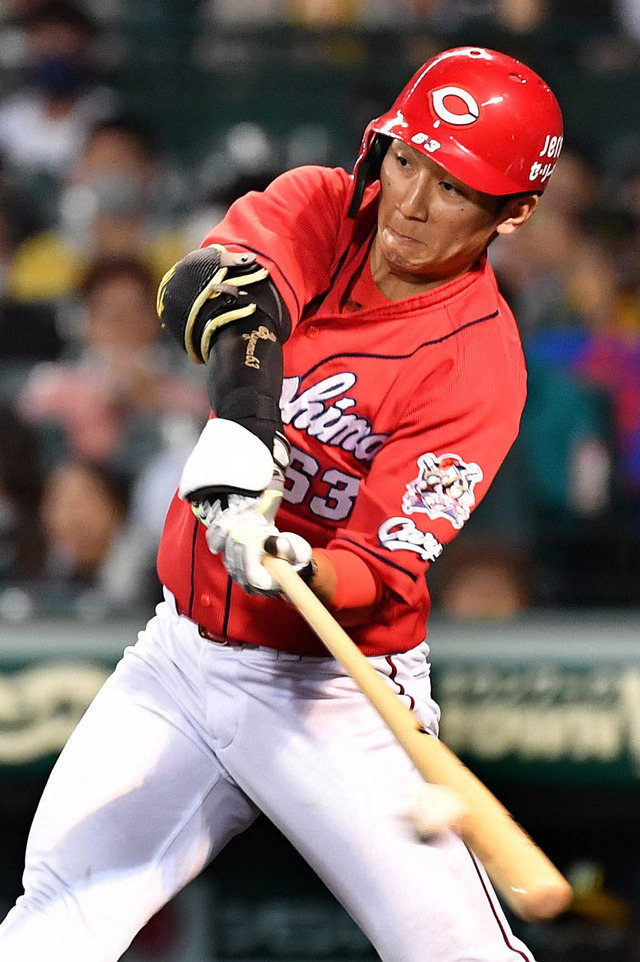 カープ西川龍馬が打順1～9番コンプリート達成