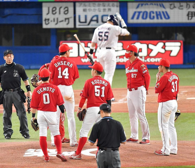 カープ大瀬良5.2回3被弾7失点炎上