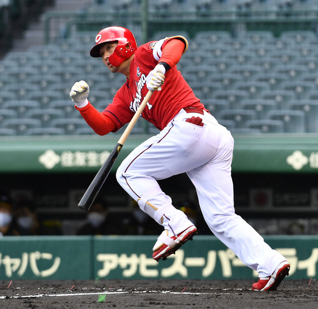 カープ鈴木誠也110打席ぶりタイムリー
