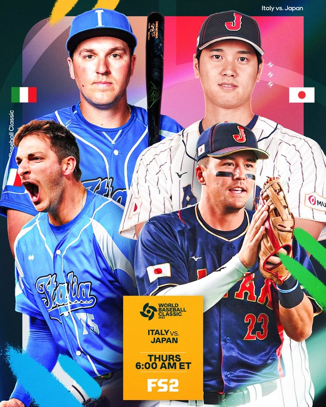 【WBC実況】侍ジャパンvsイタリア！大谷翔平×甲斐拓也！吉田4番！小指骨折の源田が復帰！村上5番【日本-イタリア/東京ドーム】