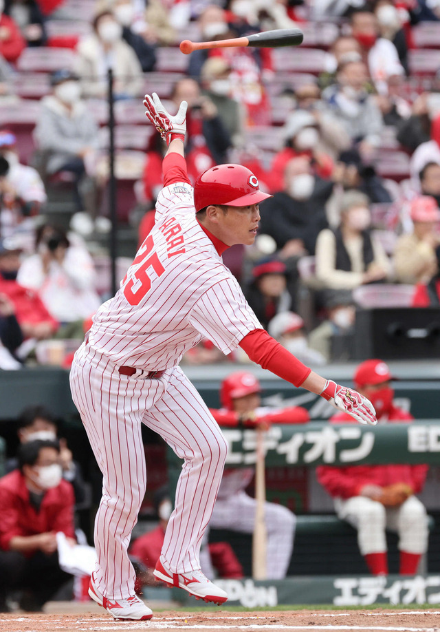 新井貴浩さんが隠し球アウトになった直後の金本知憲さんの表情 (2)