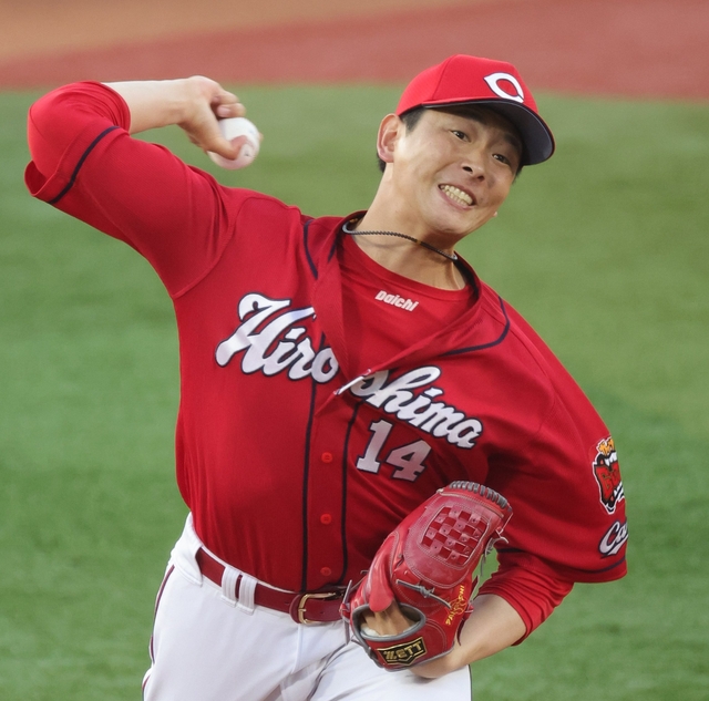 カープ大瀬良、村上53号被弾直後にジエンゴタイムリー