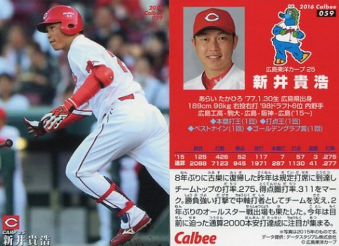 昨日 新井貴浩 Nhk 出演 鯉の魂 広島東洋カープまとめ