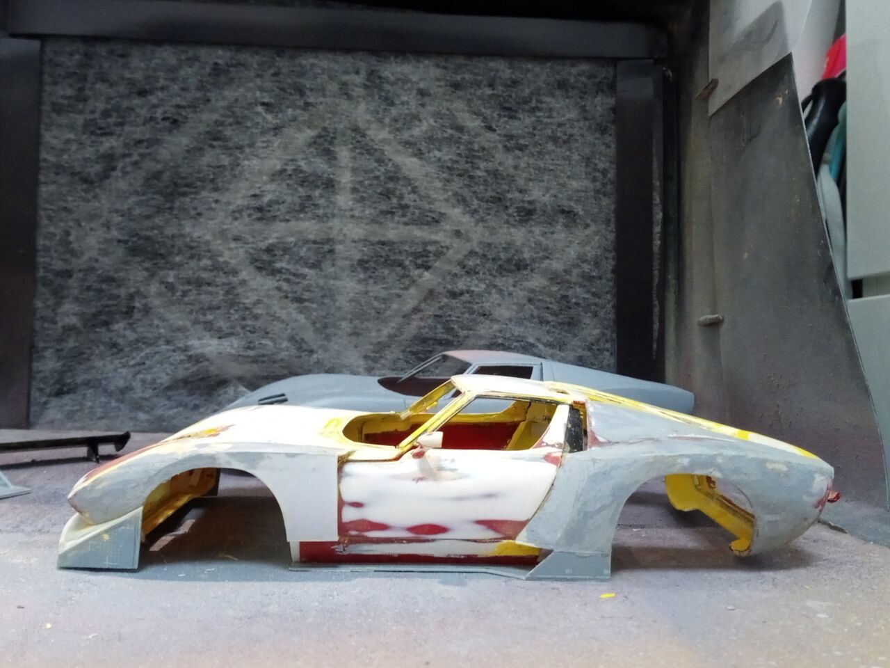 フジミ 1/20 ランボルギーニミウラレーシング改 製作記その14
