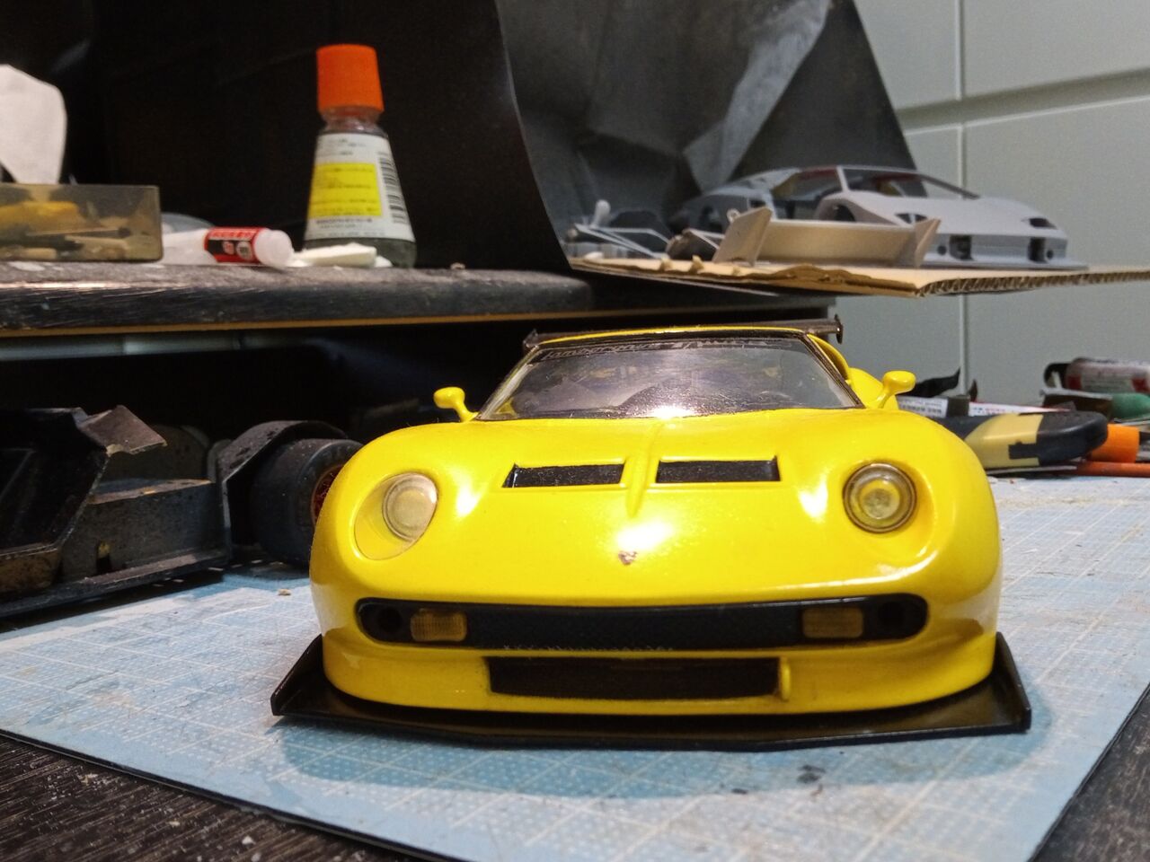 フジミ 1/20 ランボルギーニミウラレーシング改 製作記その6