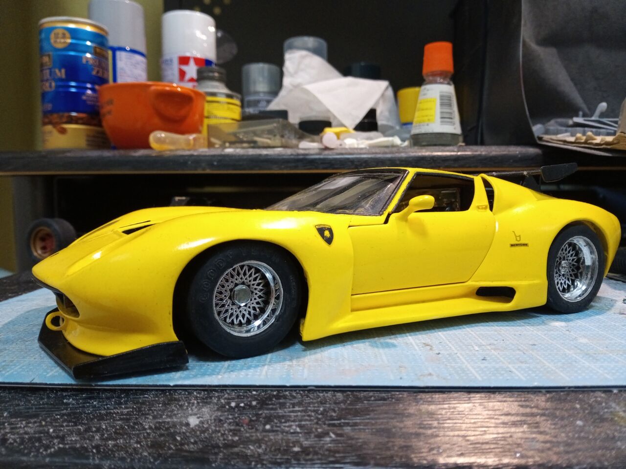 フジミ 1/20 ランボルギーニミウラレーシング改 製作記その6