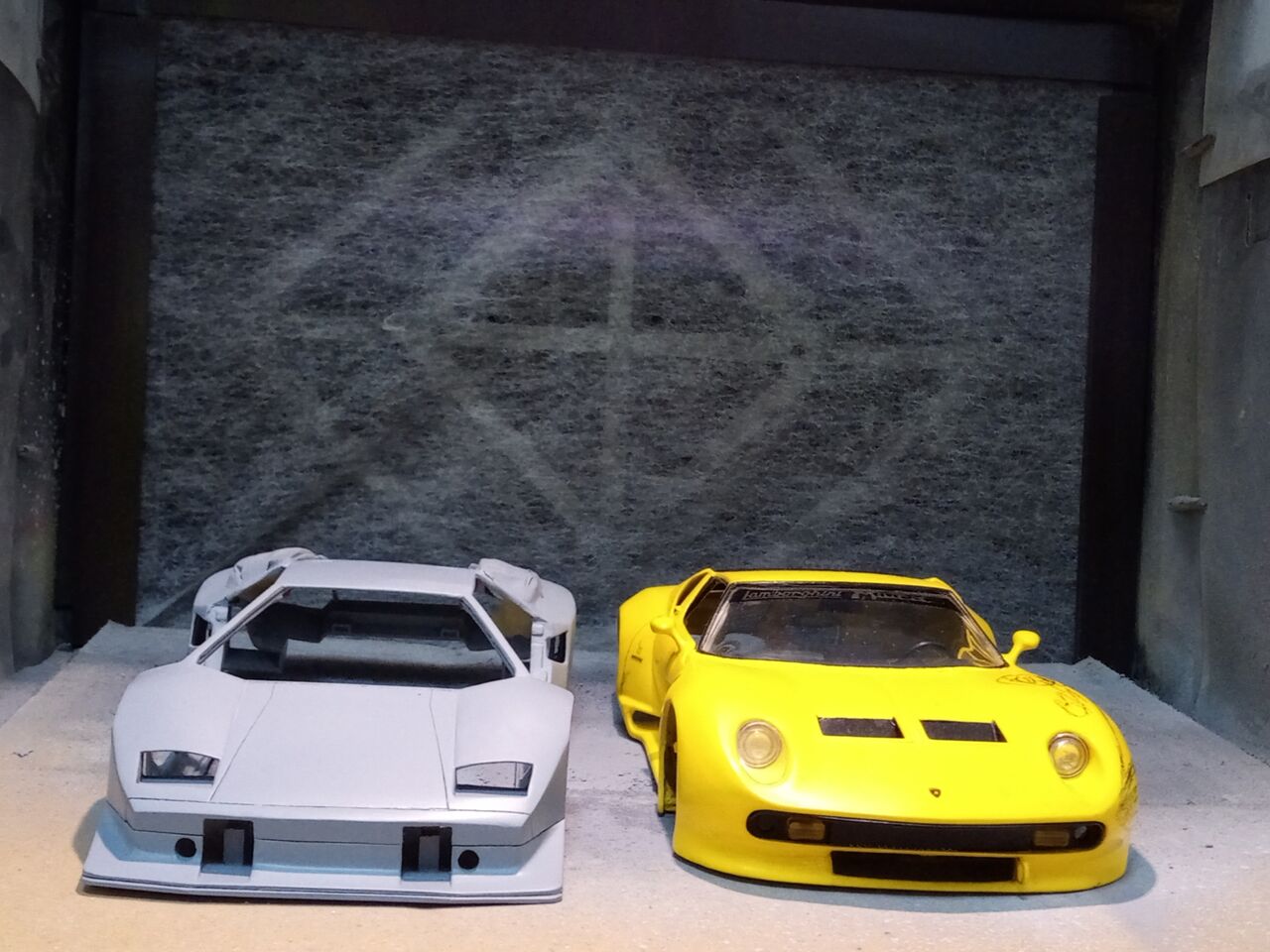 フジミ 1/20 ランボルギーニミウラレーシング改 製作記その8 