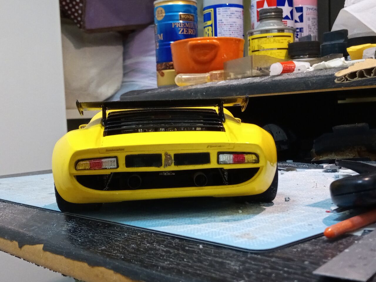 フジミ 1/20 ランボルギーニミウラレーシング改 製作記その6