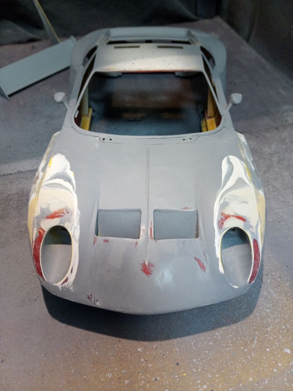 フジミ 1/20 ランボルギーニミウラレーシング改 製作記その19