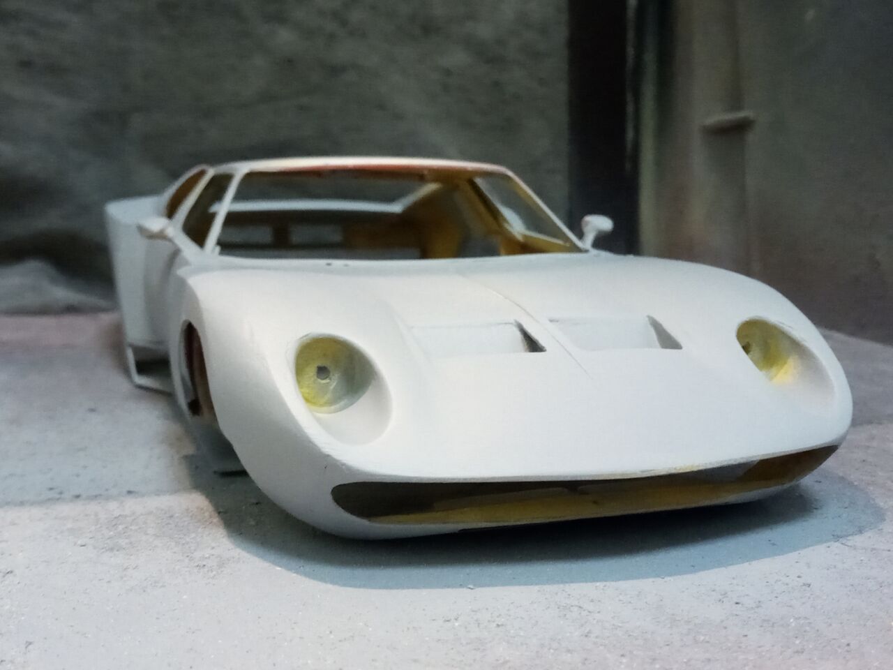 フジミ 1/20 ランボルギーニミウラレーシング改 製作記その18