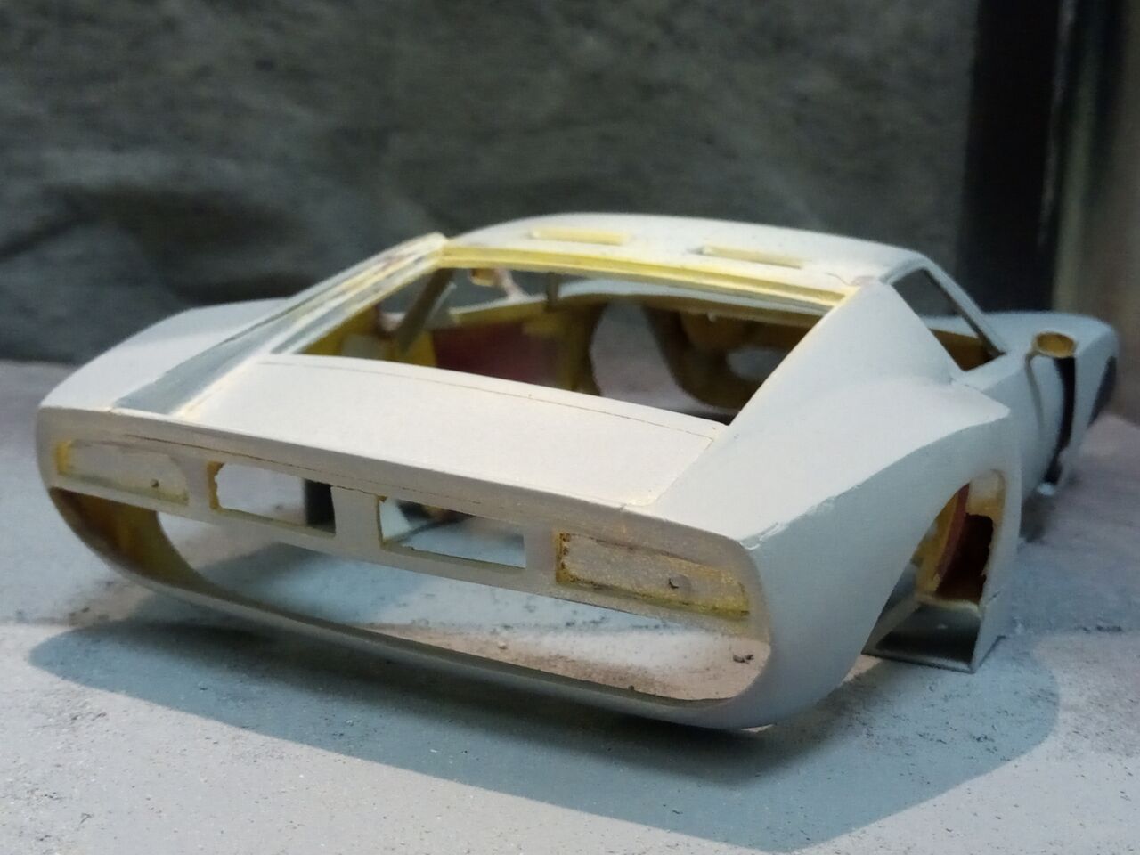 フジミ 1/20 ランボルギーニミウラレーシング改 製作記その18