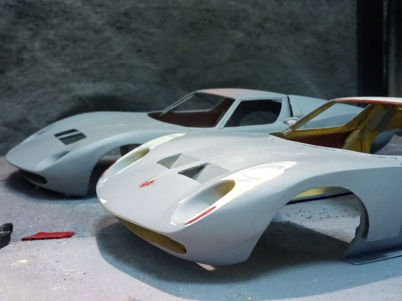 フジミ 1/20 ランボルギーニミウラレーシング改 製作記その19