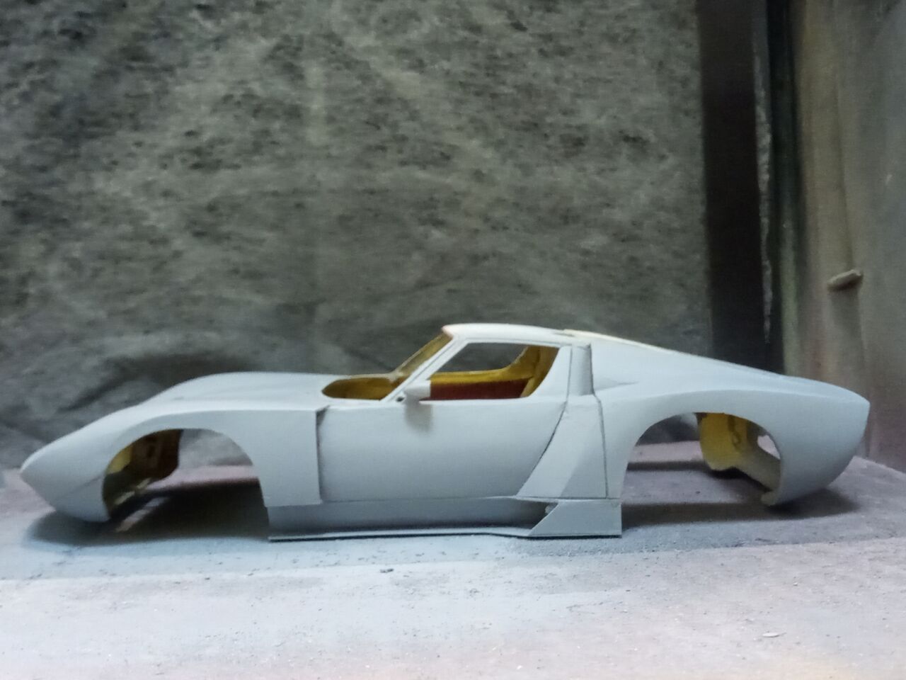 フジミ 1/20 ランボルギーニミウラレーシング改 製作記その18