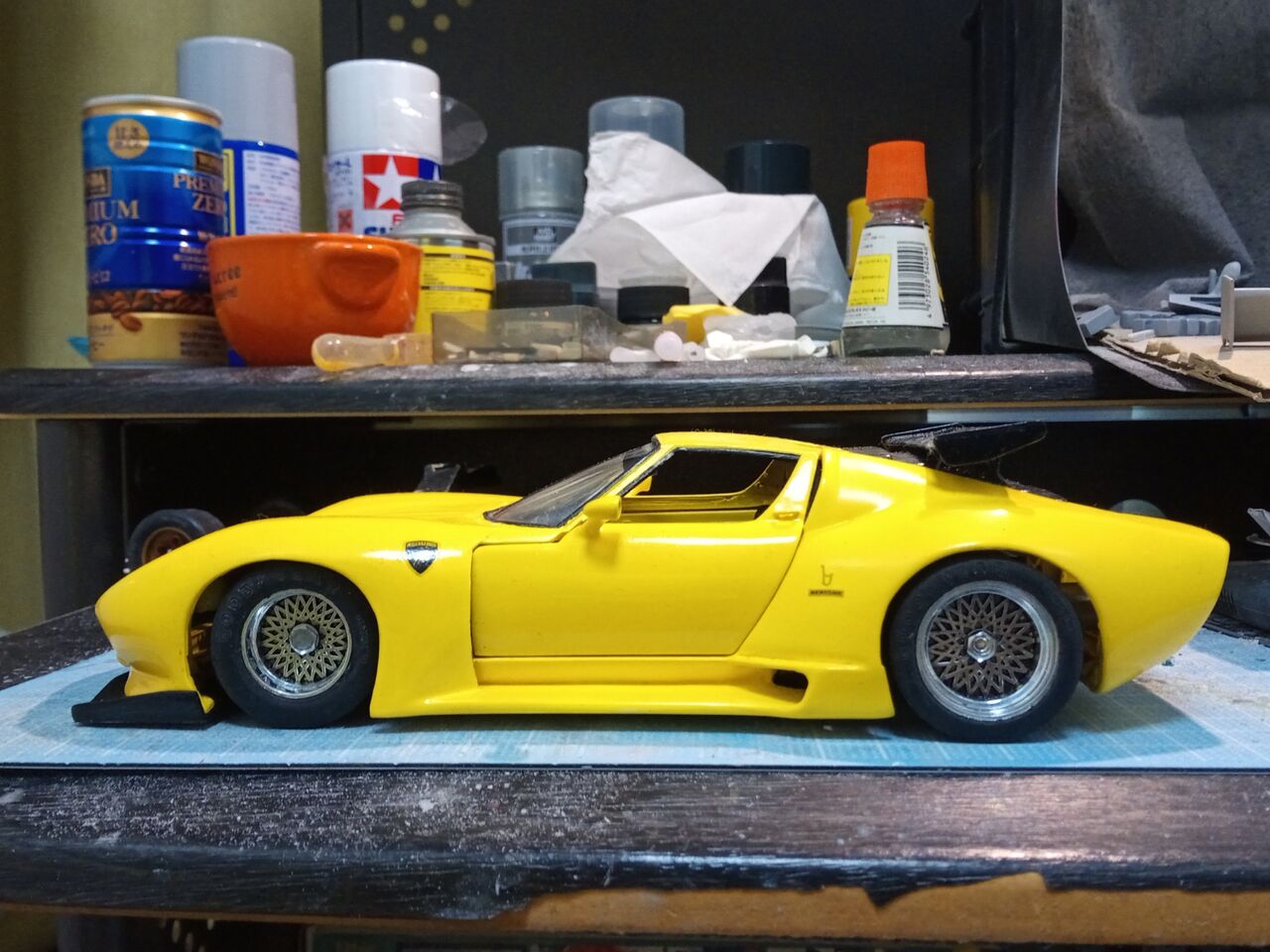 フジミ 1/20 ランボルギーニミウラレーシング改 製作記その6