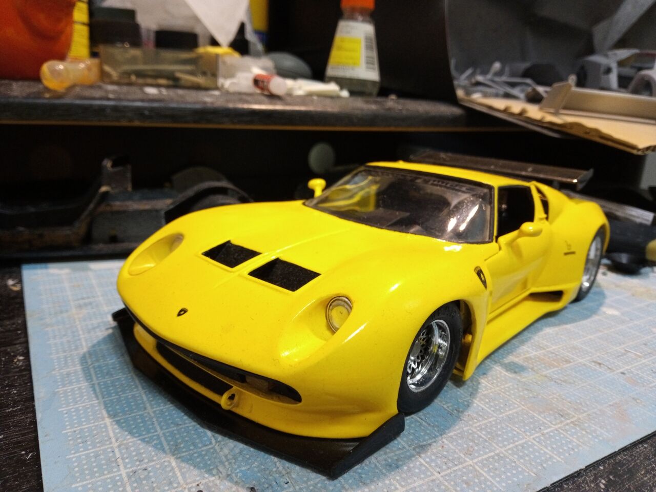 フジミ 1/20 ランボルギーニミウラレーシング改 製作記その6