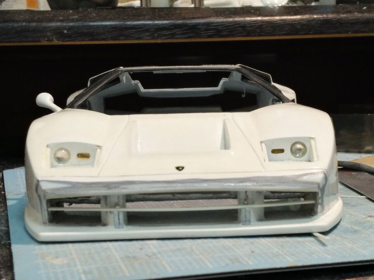 フジミ 1/20 ランボルギーニカウンタックレーシング改 製作記