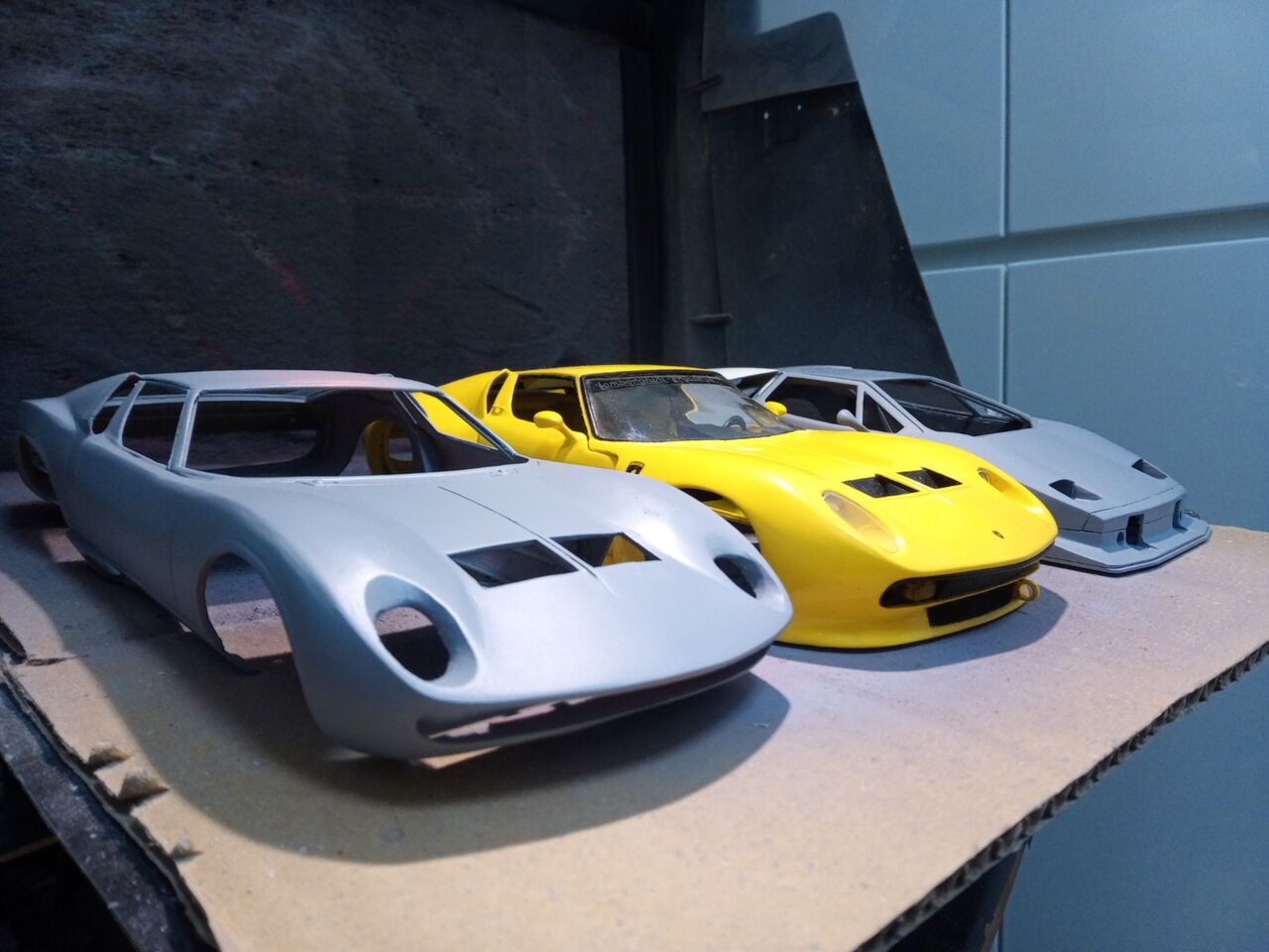 フジミ 1/20 ランボルギーニミウラレーシング改 製作記その7