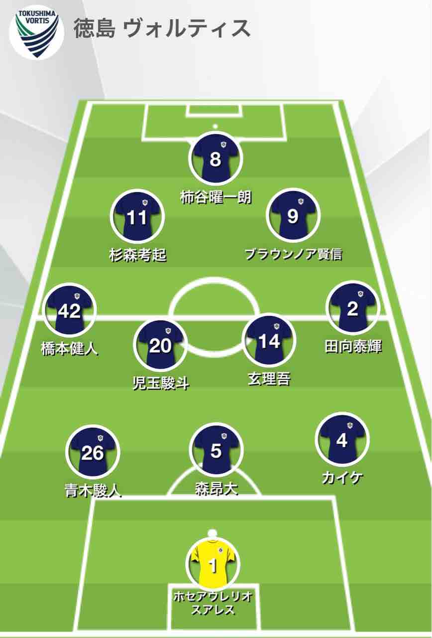 Jリーグ フェアプレーフラッグ 2010年 徳島ヴォルティスvs愛媛