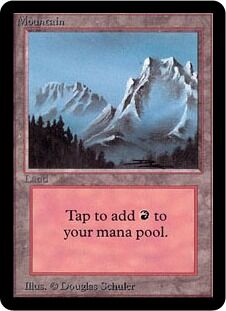 MTG Mountain 山　基本土地　アラビアンナイト MTG Mountain 山基本土地アラビアンナイト