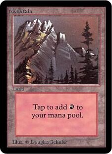 MTG Mountain 山　基本土地　アラビアンナイト アラビアンナイトの唯一の基本土地 山について : すぷりんぐのblog