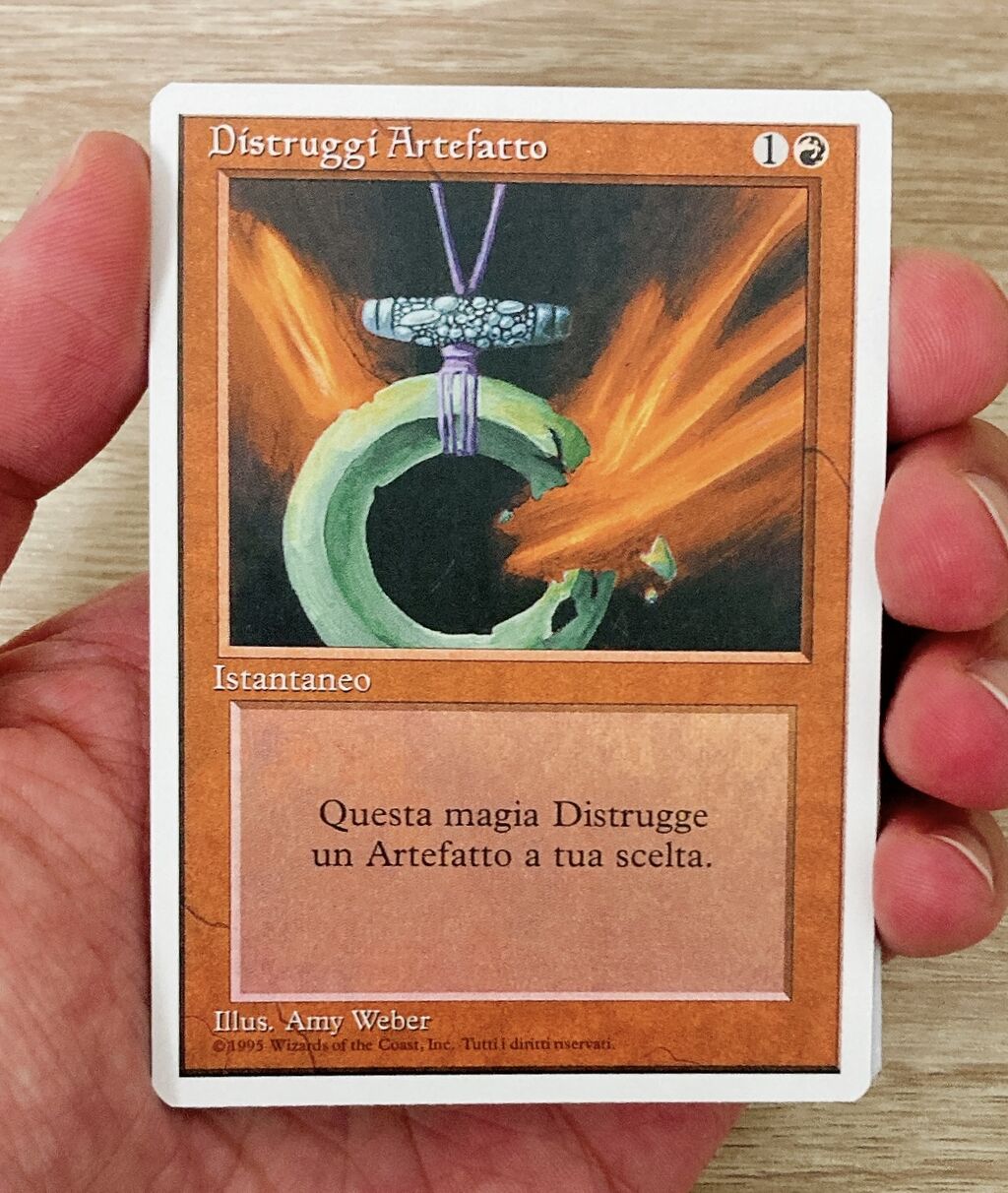 volcanic  リバイズド　イタリア語　一枚　美品 漢気開封！！リバイズド白枠イタリア語版開封！ : すぷりんぐのblog