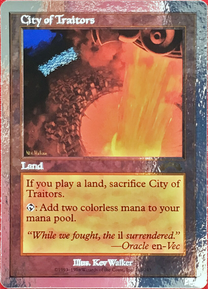 MTG EXO 裏切り者の都 City of Traitors 日 プレイド a 【海外