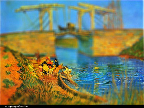 tilt-shift-van-gogh-pont-de-langlois-detail