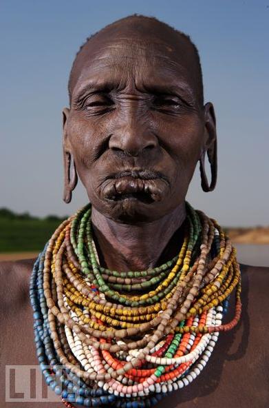 Mursi Woman, Omo River Valley