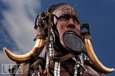 Mursi Woman, Omo River Valley, Ethiopia