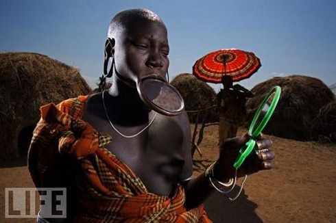 Young Mursi Woman