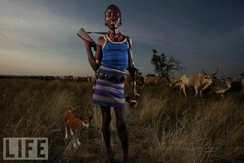 Hamar Herdsman, Omo River Valley