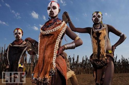 Karo Girls, Ethiopia