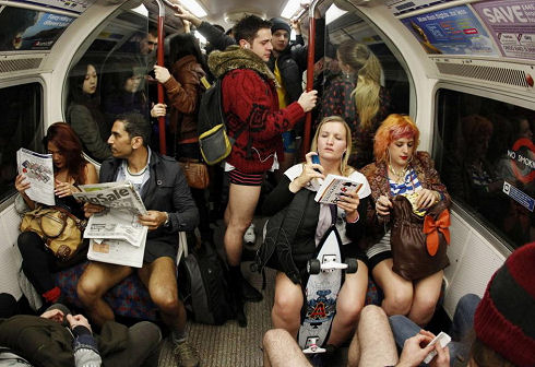 No Pants Subway Ride 15