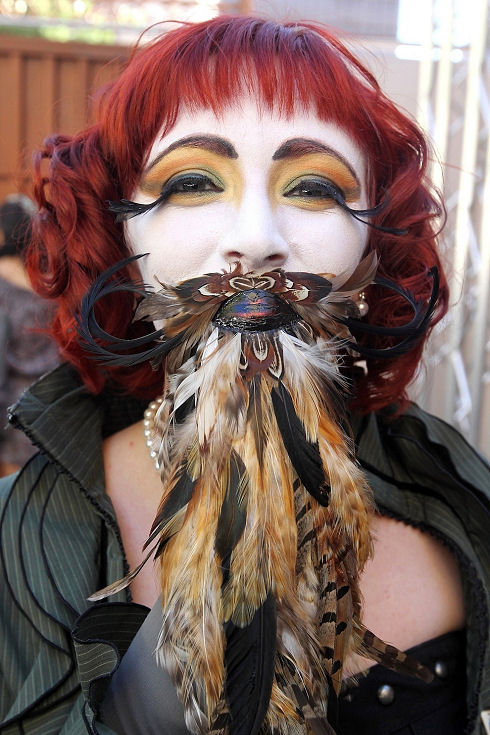 Women In Fake Beards 15