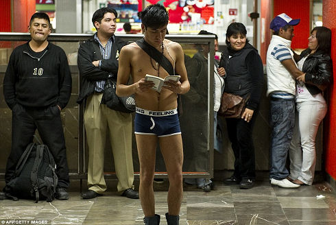 No Pants Subway Ride 13
