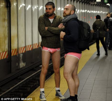 No Pants Subway Ride 06