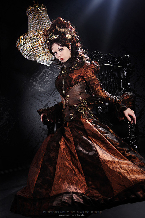 Steampunk_Dress_by_MarcoRibbe