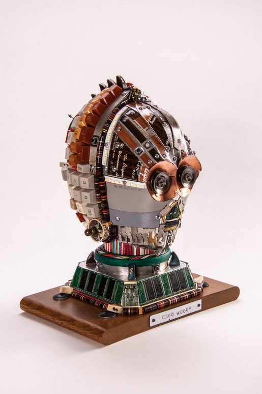 Junk Art C3PO Woody-4047