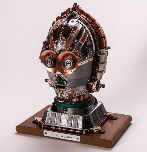 Junk Art C3PO Woody-4030