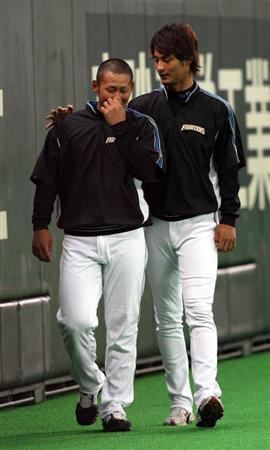 田中将大と中田翔 ダルさん寂しいよ キャッチャーライナー