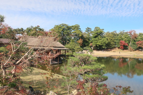 １１６　玄宮園の玄宮園の槻（けやき）御殿