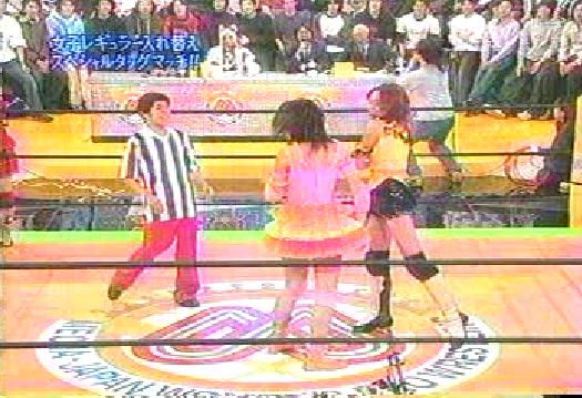 めちゃイケ女子プロレス 俺はキャットファイトとレズとエヴァで抜く