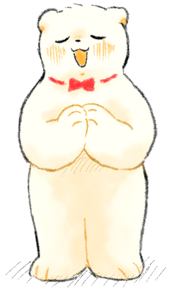 歌うしろくまのイラスト 音符なし 無料イラスト フリー素材 しろくまとねこ 歌うしろくまのイラスト 音符なし 無料イラスト フリー素材 しろくまとねこ
