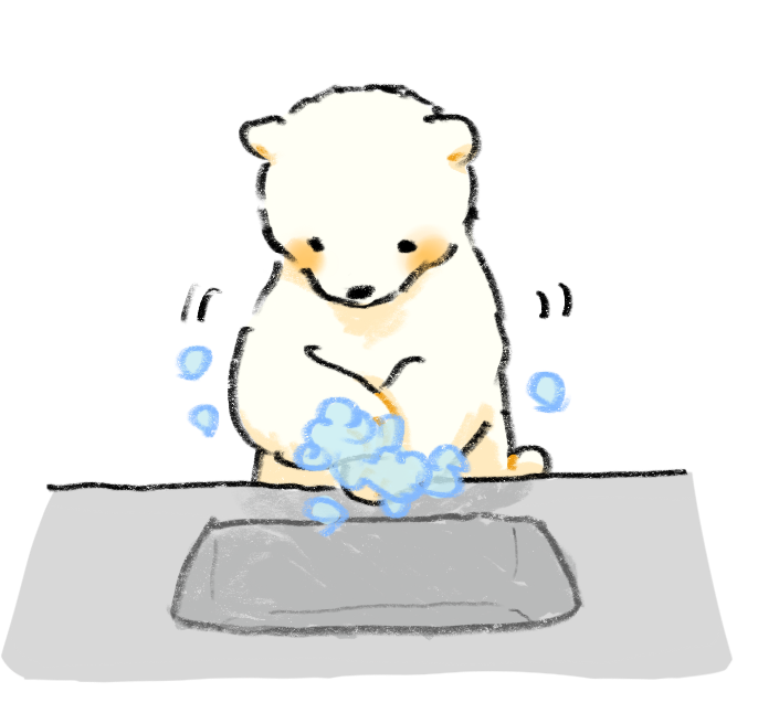 無料イラスト フリー素材 しろくまとねこ 無料イラスト フリー素材 しろくまとねこ