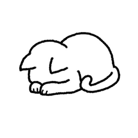 ごめん寝するねこ 白 のイラスト 無料イラスト フリー素材 しろくまとねこ