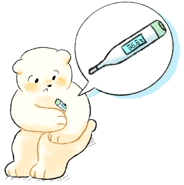 体温を測るしろくまのイラスト 無料イラスト フリー素材 しろくまとねこ 体温を測るしろくまのイラスト 無料イラスト フリー素材 しろくまとねこ