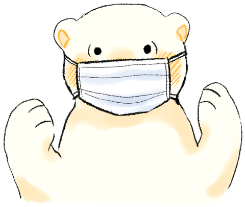 無料イラスト フリー素材 しろくまとねこ 無料イラスト フリー素材 しろくまとねこ