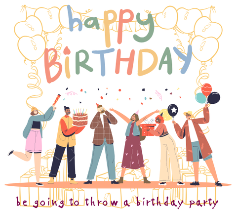 be going to throw a birthday party